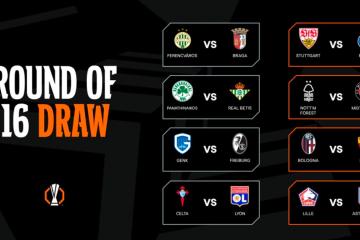 Así se jugarán los octavos de final de la Europa League