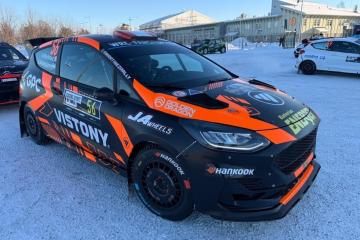 Los Martínez Merizalde debutaron con solidez en el Mundial de Rally en Suecia