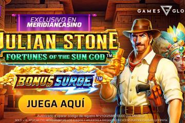 Julian Stone Fortunes of the Sun God: el nuevo slot de aventura que llega a Meridian Casino