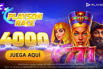 Compite por S/4,000 en efectivo en el Torneo Playson Race de Meridian Casino