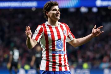 Julián Álvarez sobre si seguirá en el Atlético: "Puede que sí, puede que no"