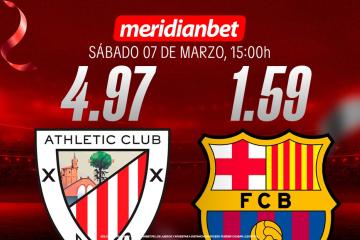 Athletic vs Barcelona: ¡Descarga la app de Meridianbet y gana una jugada gratis en La Liga!