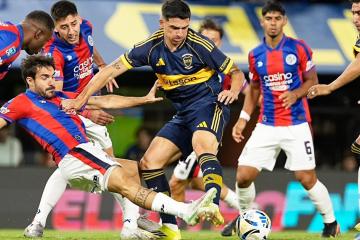 Boca empató en casa ante San Lorenzo