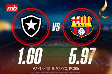 Botafogo vs Barcelona: ¡Juega en la Copa Libertadores y viaja a la final de la Champions League gracias a Meridianbet y Kashio!