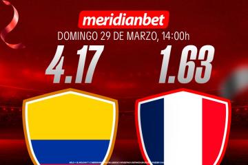 Colombia vs Francia: ¡Juega en los Amistosos Internacionales y viaja a la final de la Champions League gracias a Meridianbet y Kashio!