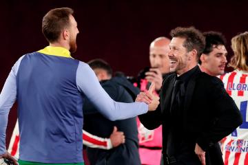 Simeone: “Hoy fuimos superiores, pero no pudimos controlar la pelota parada”