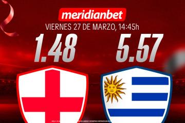 Inglaterra vs Uruguay: ¡Juega en los Amistosos Internacionales y viaja a la final de la Champions League gracias a Meridianbet y Kashio!
