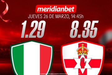 Italia vs Irlanda del Norte: ¡Juega en el Repechaje de Europa 2026 y viaja a la final de la Champions League gracias a Meridianbet y Kashio!