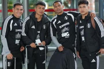 (FOTOS) Selección peruana llegó a Madrid para enfrentar a Honduras