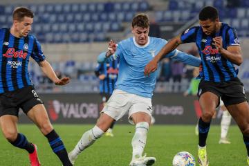 Lazio y Atalanta igualaron 2-2 por la semifinal de la Copa Italia