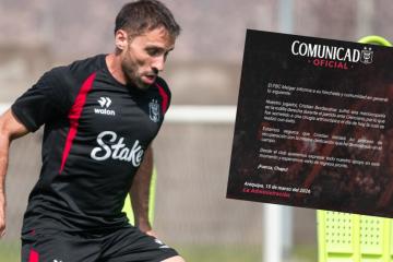 Cristian Bordacahar fue operado con éxito