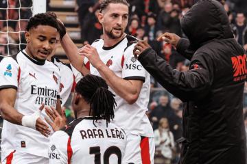 Milan venció en el final al Cremonese