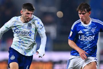 Inter empató sin goles con Como 1907 por la ida de semifinales de la Copa Italia