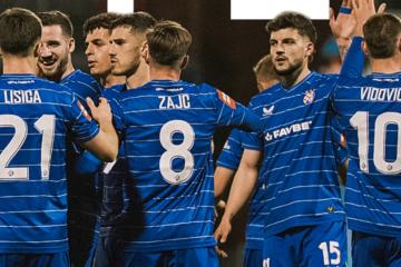 Dinamo Zagreb goleó a Slaven Belupo con presencia de Matteo Pérez Vinlöf