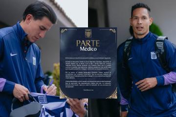 Alianza Lima confirmó lesiones de Garcés y Gaibor