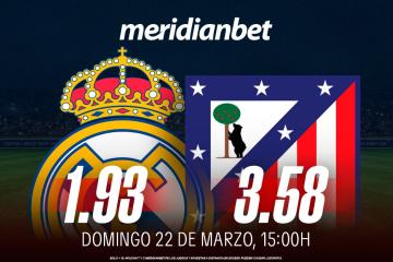 Real Madrid vs Atletico de Madrid: ¡Juega en La Liga y viaja a la final de la Champions League gracias a Meridianbet y Kashio!