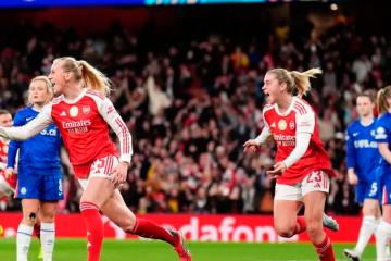 Arsenal y Wolfsburgo pegaron primero en la Champions Femenina