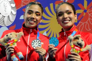 María José Ccoyllo y Lía Luna viajaron a Francia para Copa del Mundo de Natación Artística