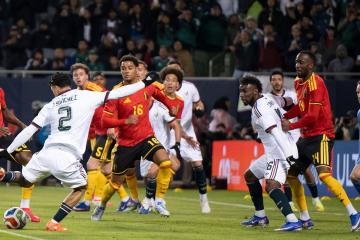 México empató 1-1 con Bélgica en amistoso