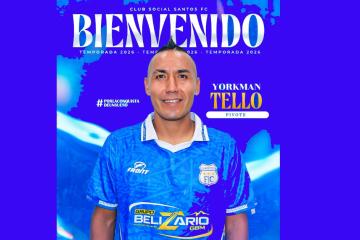 Santos FC anunció llegada de Yorkman Tello