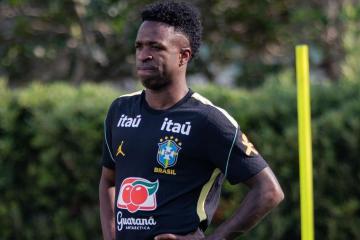 Vinicius es duda para amistoso ante Croacia