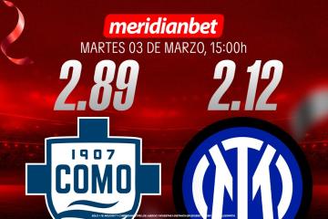 Como vs Inter: ¡Descarga la app de Meridianbet y gana una jugada gratis en la Copa Italia!