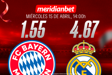 Bayern Múnich vs. Real Madrid: ¡Juega en Champions y viaja a la final en Budapest gracias a Meridianbet y Kashio!