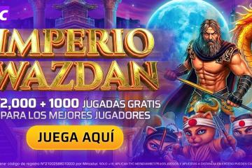 Jugadas gratis y S/2,000 en efectivo pueden ser tuyos en el Torneo Imperio Wazdan de Meridian Casino