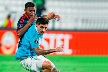 Cristal no contará con Cazonatti para duelo ante Palmeiras