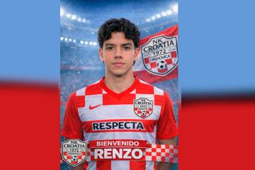 Volante nacional Renzo Mezones también se consolida como titular en el fútbol croata