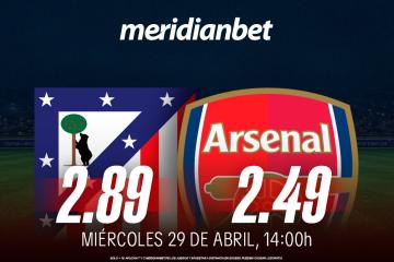 Atletico Madrid vs Arsenal: ¡Juega en la Champions League y viaja a la final en Budapest gracias a Meridianbet y Kashio!