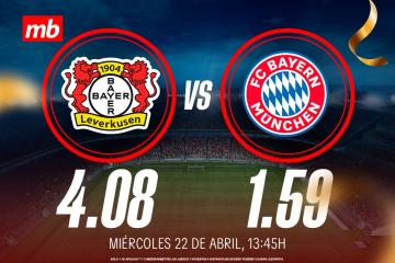Bayer Leverkusen vs Bayern Múnich: ¡Juega en la DFB Pokal y viaja a la final de la Champions con Meridianbet y Kashio!