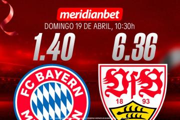 Bayern vs Stuttgart: ¡Juega en la Bundesliga y viaja a la final de la Champions League gracias a Meridianbet y Kashio!