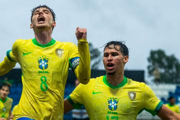 Brasil venció a Venezuela y sumó puntaje perfecto en el Grupo A del Sudamericano Sub 17