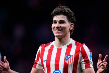 No está descartado: Álvarez no habría sufrido lesión y podría jugar ante Arsenal