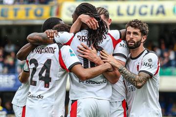Milan ganó por la mínima fuera de casa