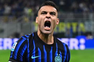 Inter de Milán aplastó por 5-2 a la Roma y se consolida como líder de la Serie A