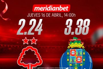 Nottingham Forest vs Porto: ¡Juega en la Europa League y viaja a la final de la Champions gracias a Meridianbet y Kashio!