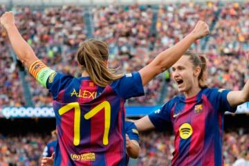 ¡Paliza azulgrana! Barcelona goleó 6-0 al Real Madrid en Champions Femenina