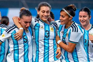 Argentina goleó a Bolivia en el Sudamericano Sub-17 Femenino