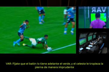 (VIDEO) VAR publicó audios del polémico penal del Palmeiras ante Cristal
