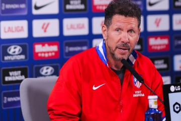 Simeone: "La vida es aceptar las situaciones que se van dando"