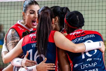 ¡Ventaja 'santa'! San Martín derrotó 3-0 a Alianza en la final de ida de la Liga Peruana de Vóley