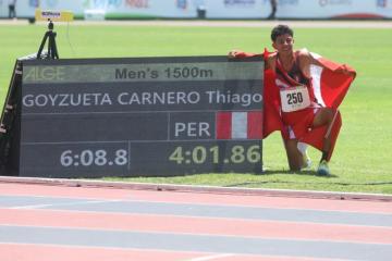 Perú sumó oro en Atletismo y medallas en Taekwondo y Badmintón en los IV Juegos Suramericanos