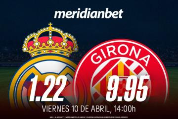 Real Madrid vs. Girona: ¡Juega en La Liga y viaja a la final de la Champions League gracias a Meridianbet y Kashio!