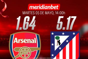 Arsenal vs Atletico de Madrid: ¡Juega en la Champions League y viaja a la final en Budapest gracias a Meridianbet y Kashio!