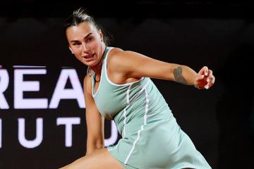 Aryna Sabalenka debutó con triunfo en el Masters 1000 de Roma