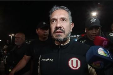 Velazco: "El tema del 'Tunche' ya está superado y está a las órdenes del comando técnico"