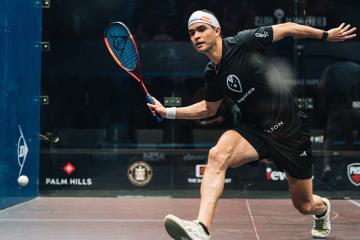 Diego Elías debutó con triunfo en el PSA World Championships