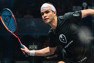 Diego Elías se metió a octavos de final del PSA World Championships